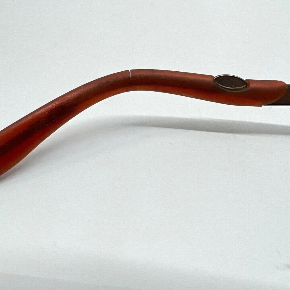 Faconnable Metal Frame Eyeglasses Rectangle Frame Temple Pads need replaced 8741